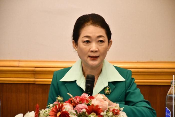 นางสุภาพร การย์กวินพงศ์ นายกสมาคมแม่บ้านสาธารณสุข เป็นประธานประชุมคณะกรรมการดำเนินงานโครงการฯ ครั้งที่ 4/2567